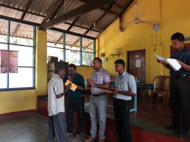 DONATION FOR FLOOD VICTIMS